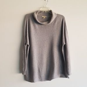 EILEEN FISHER Medium Gray Oversized Sweater